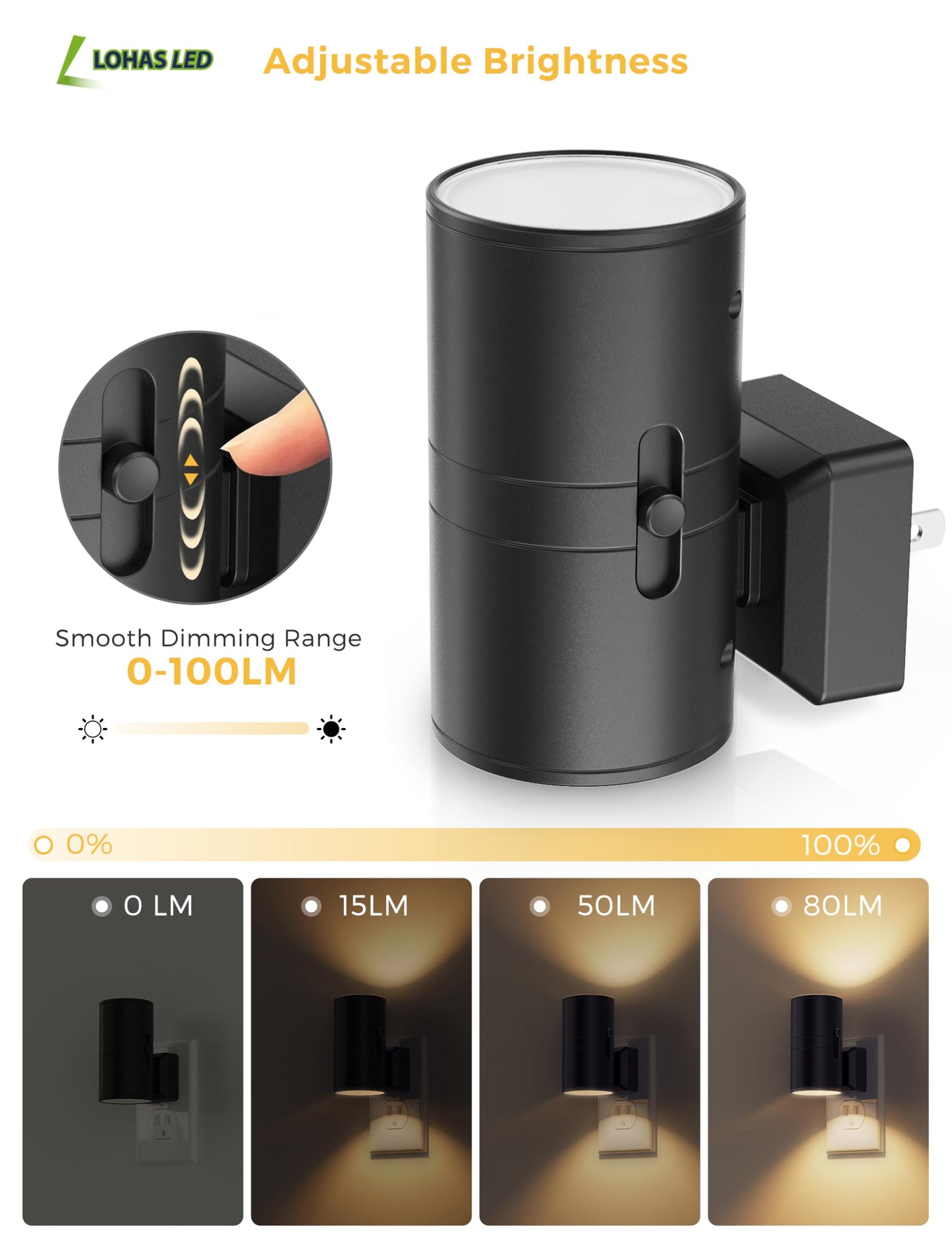 LED Night Light Plug into Wall