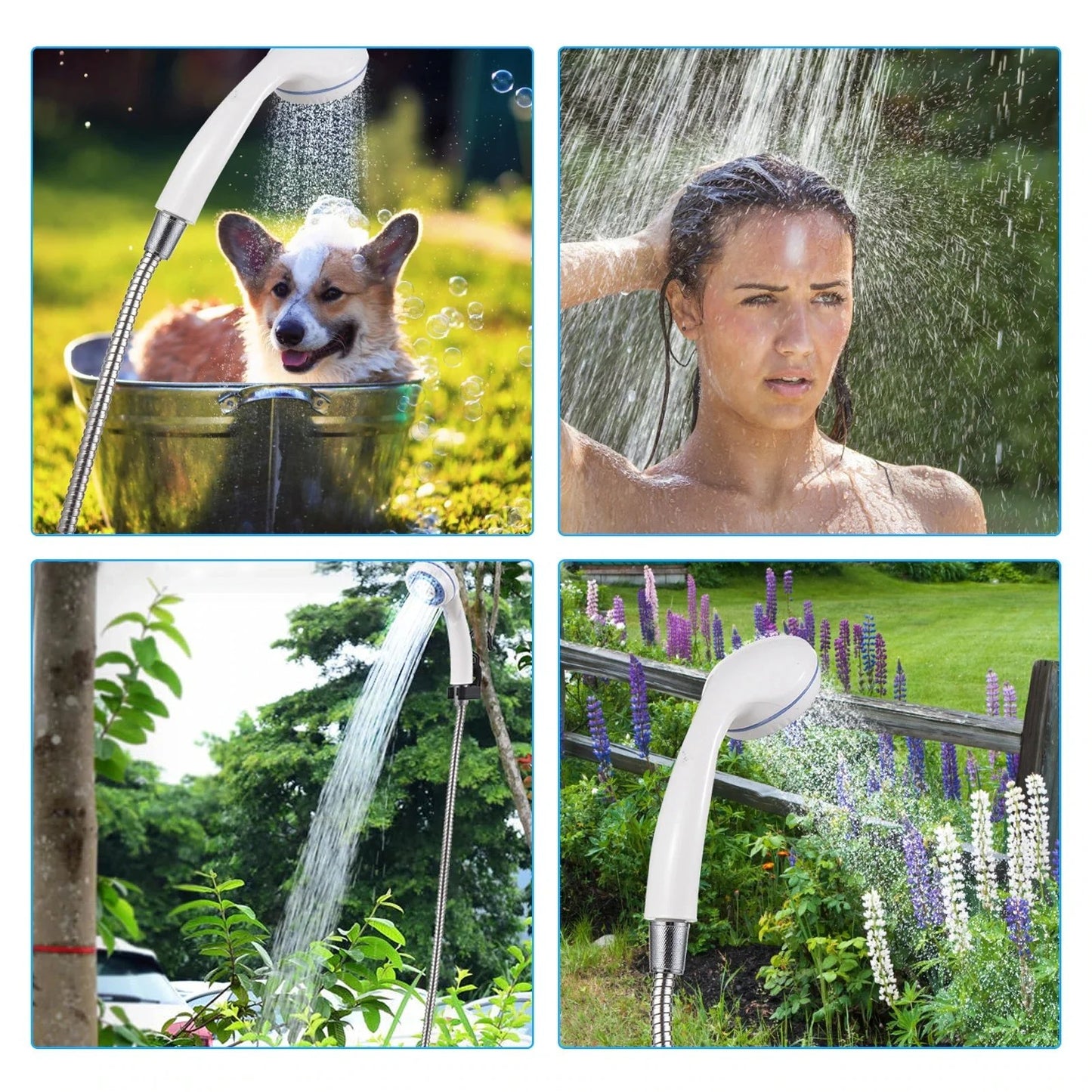 🏆Flash Sale⚡ 50K+ SOLD! Almost Gone-💥🚿 Stay Fresh Outdoors– ✨ Portable Camping Shower with Adjustable Flow – For Easy & Convenient Outdoor Cleaning!,Best Gifts