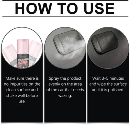 🧼 Interior Car Polish Cleaner Spray – 3.4 fl oz