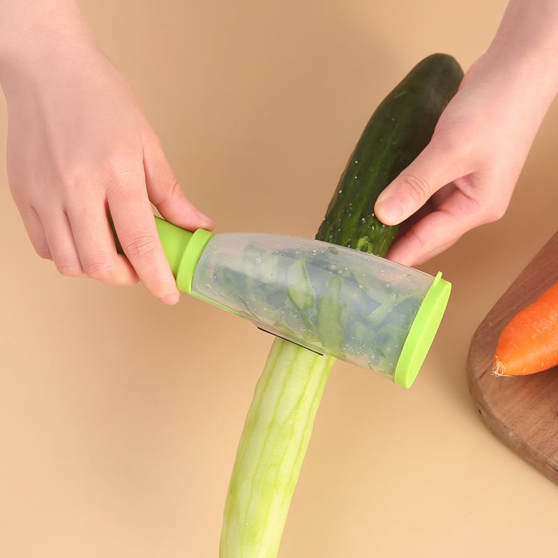 🥔🍎Multi-functional Stainless Steel Blade Peeling Knife with Storage Box