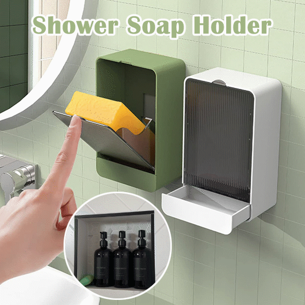 🔥2025 New Arrival👍🏻Shower Soap Holder Wall-Mounted