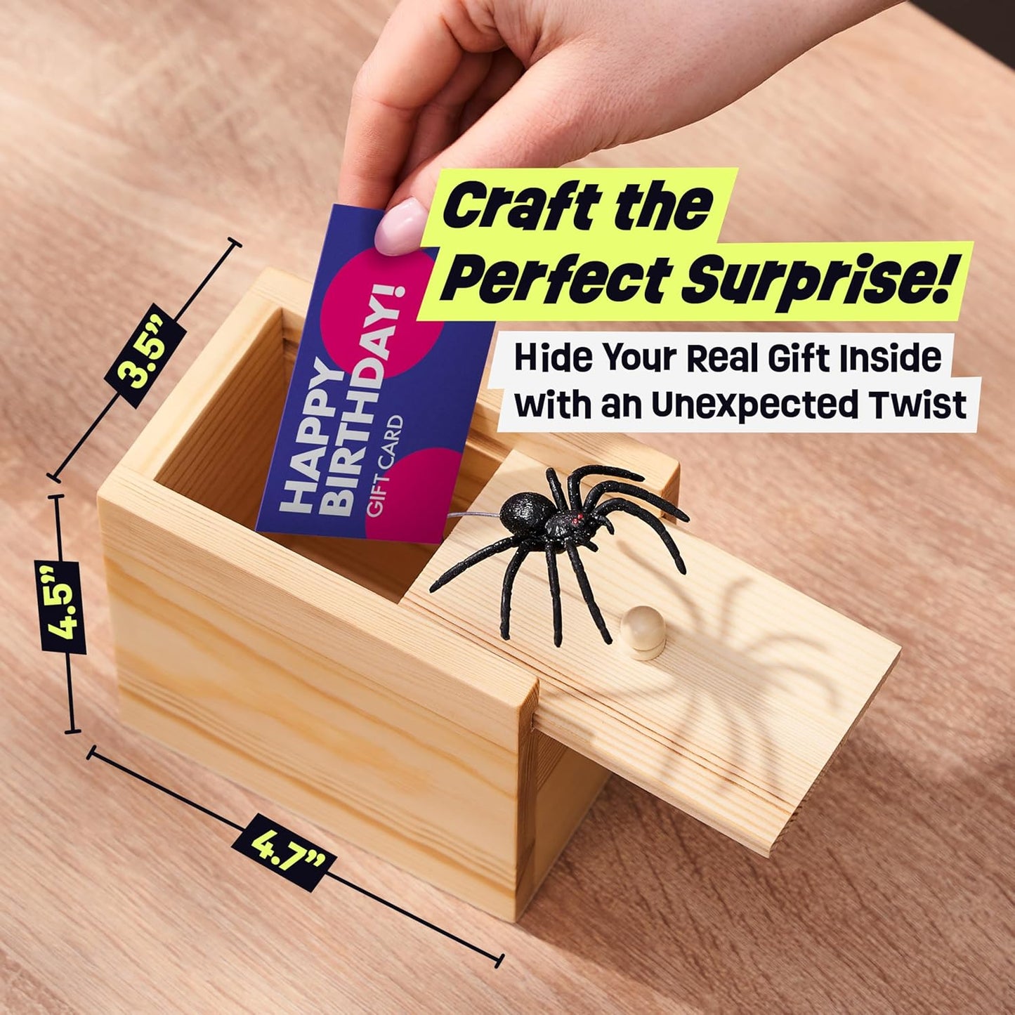 🕷️Startle Spider Box - A Gift Full of Surprises~