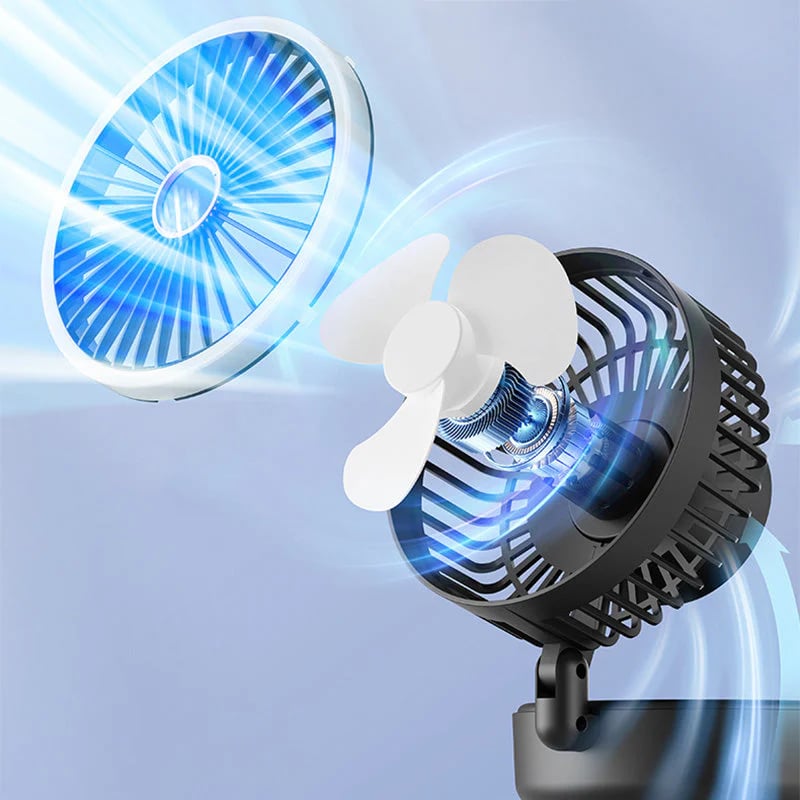 💥Hot Sale💥 4-in-1 Portable Folding Fan with Light