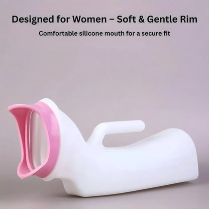 2000ml Men's Urinal & 1000ml Female Urinal – Sleep Easy, Stay Dry, No Spills