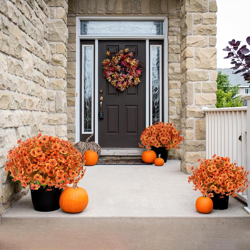 🏆Flash Sale⚡Artificial Outdoor Fall Flowers - UV resistant, Waterproof, Windproof