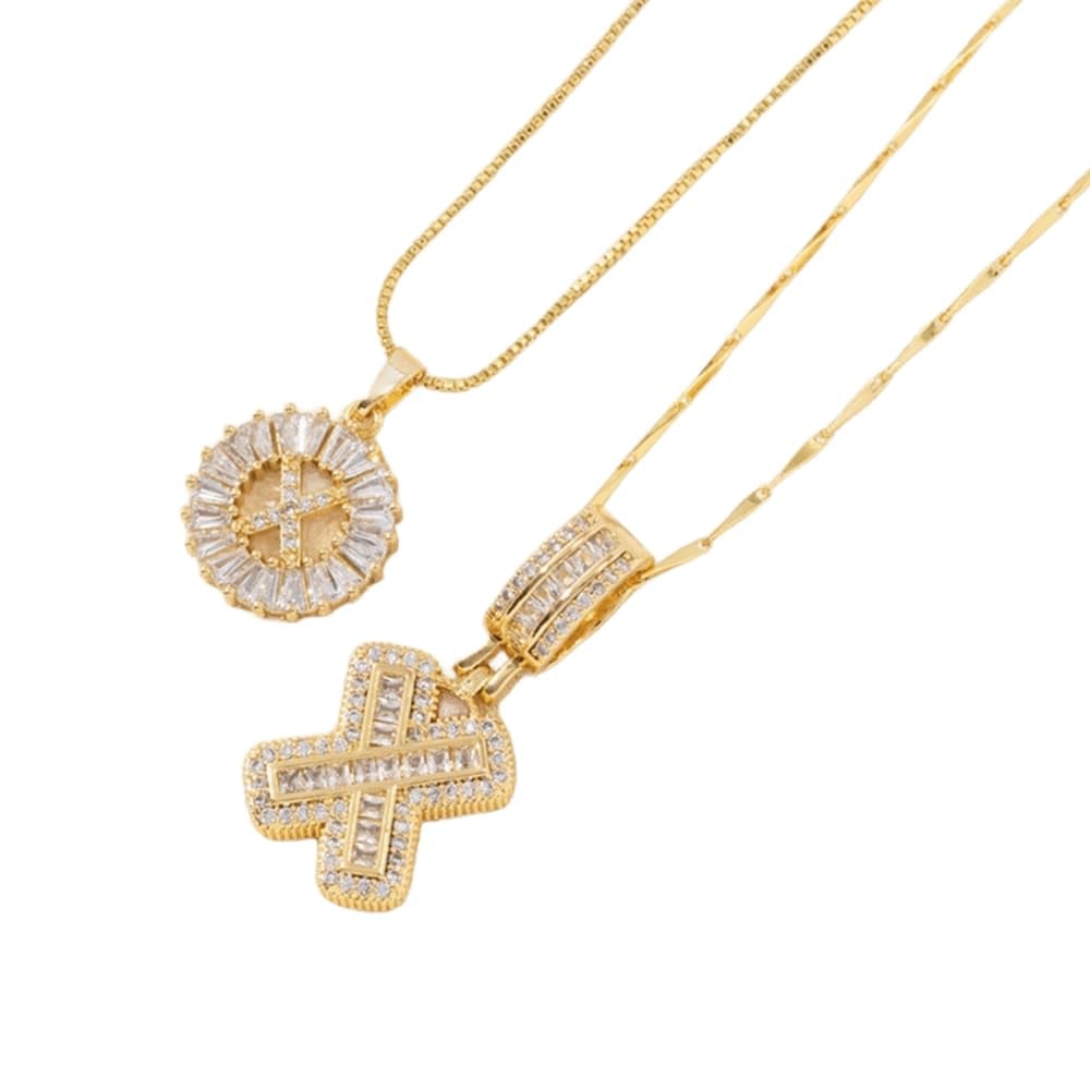 49% OFF 🔥Initial Letter Pendant Necklaces - 2 Pack