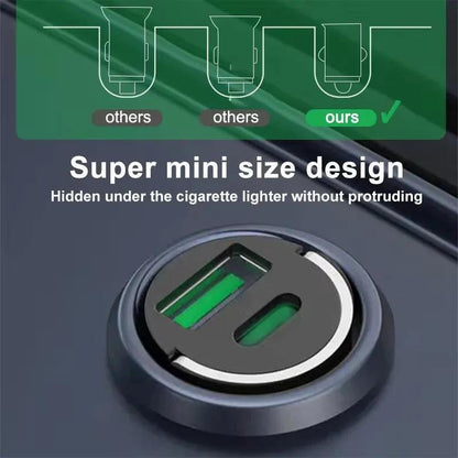 🔥Mini Car Charger with Dual USB Ports