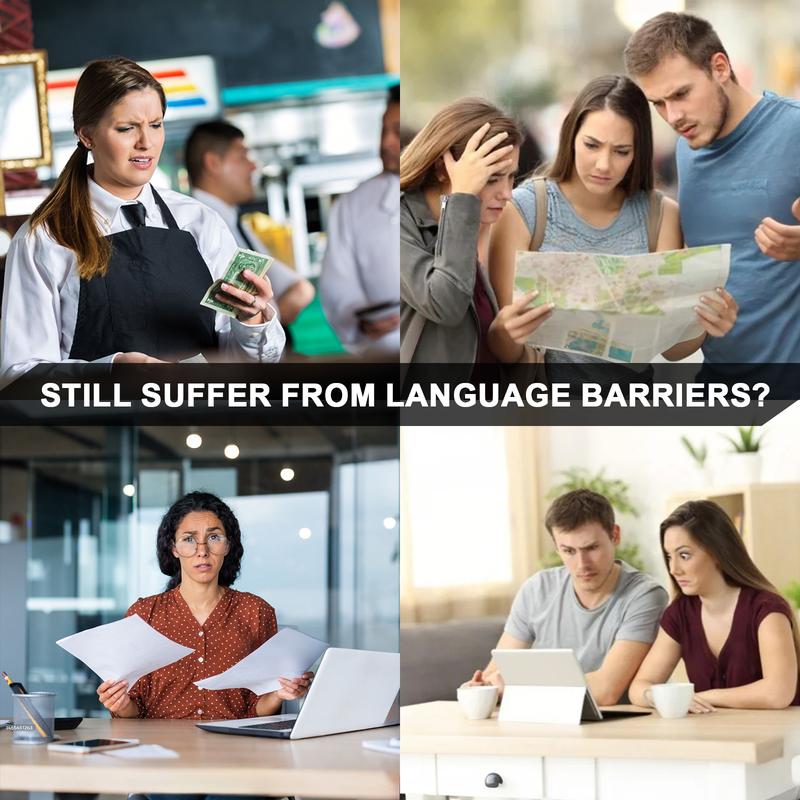 AI Language Translator Device T21 | 160 Languages, Real-Time Voice & Photo Translation | Offline Mode & Touchscreen