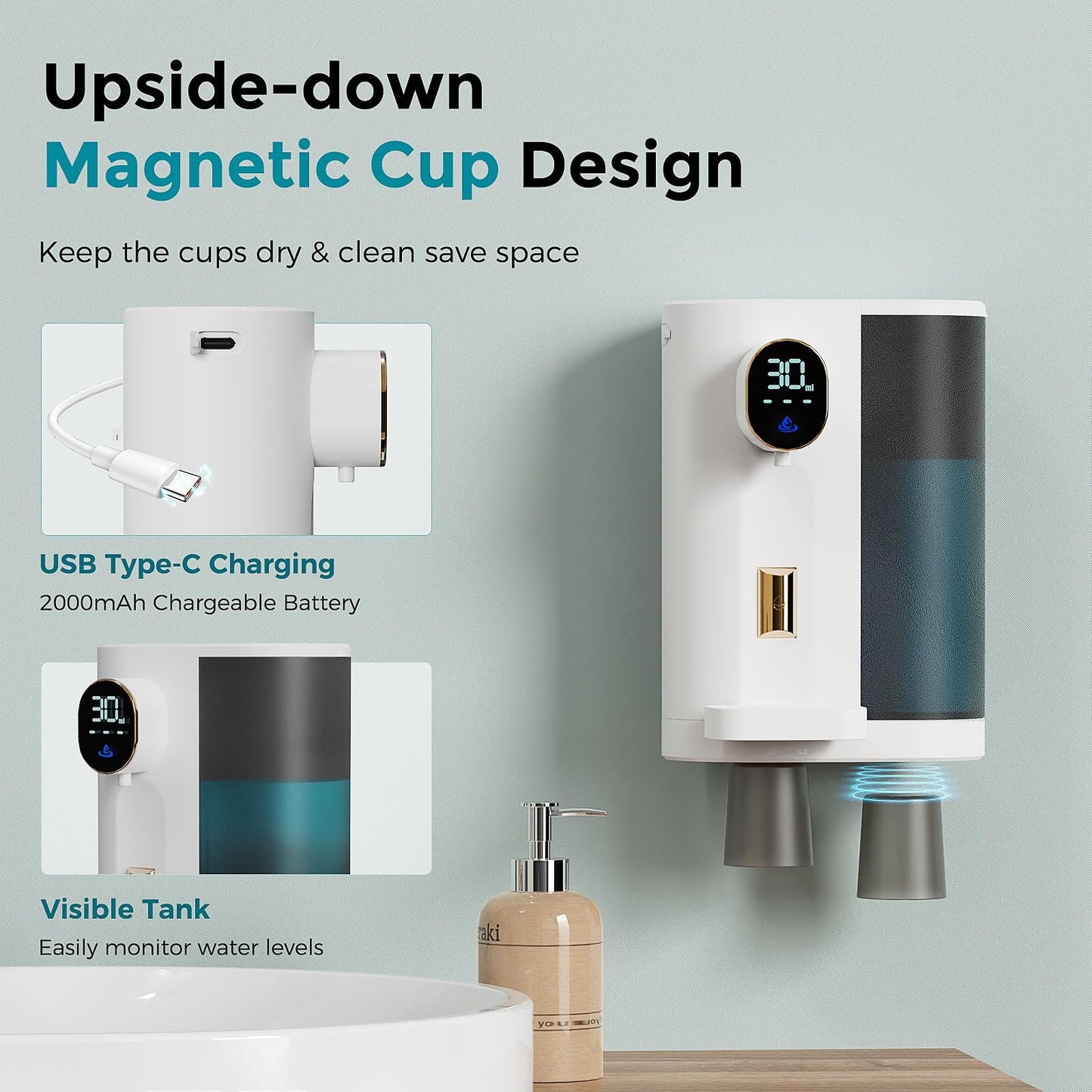 Automatic Mouthwash Dispenser for Bathroom