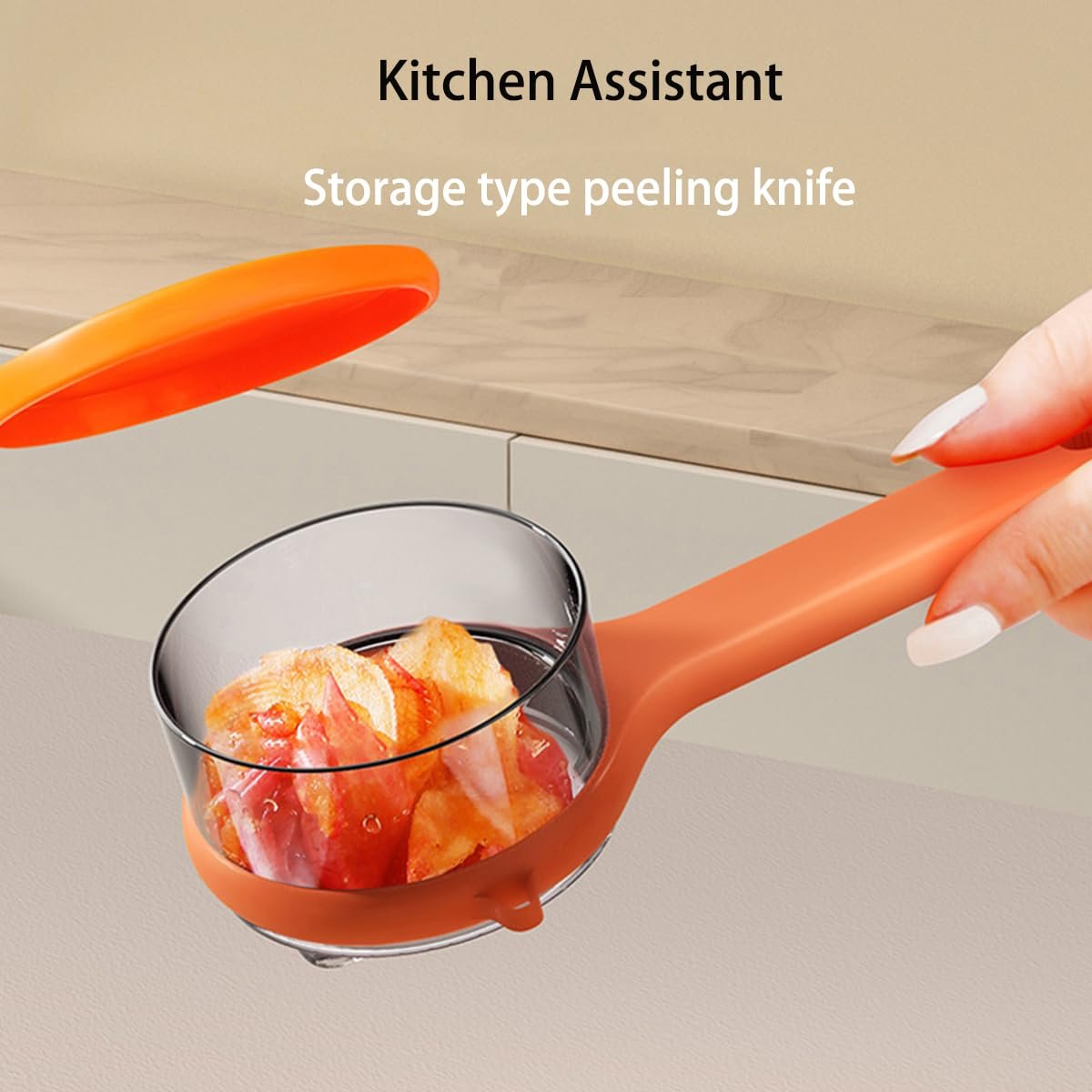 🥔🍎Multi-functional Stainless Steel Blade Peeling Knife with Storage Box
