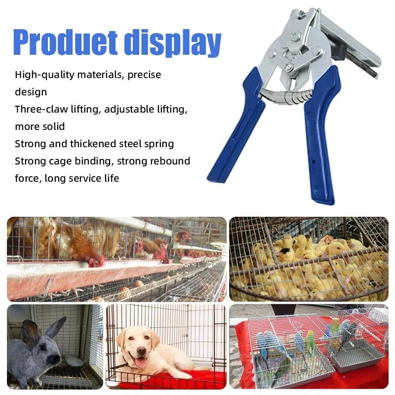 Cage tying pliers