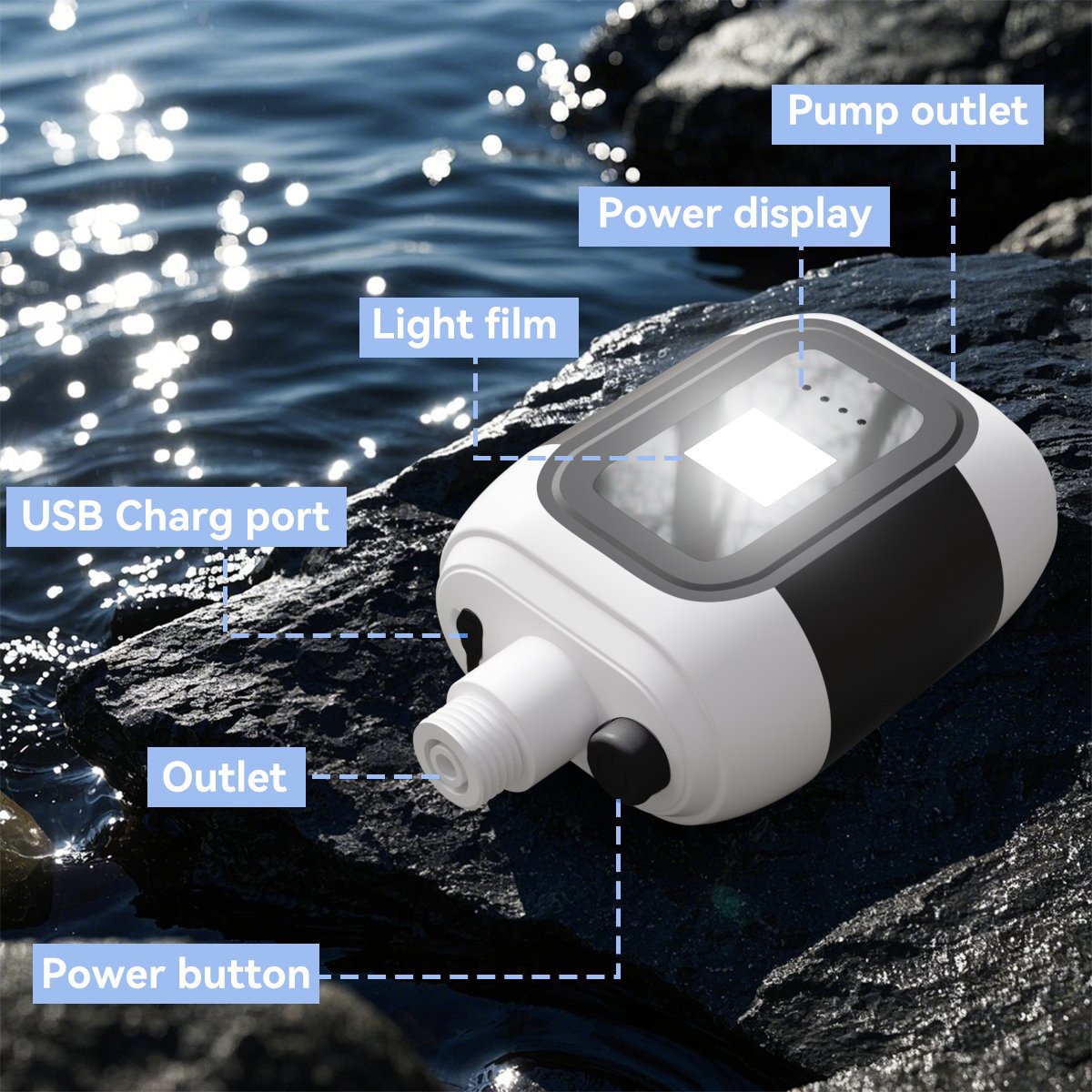 🏆Flash Sale⚡ 50K+ SOLD! Almost Gone-💥🚿 Stay Fresh Outdoors– ✨ Portable Camping Shower with Adjustable Flow – For Easy & Convenient Outdoor Cleaning!,Best Gifts