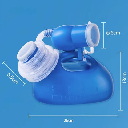 2000ml Men's Urinal & 1000ml Female Urinal – Sleep Easy, Stay Dry, No Spills