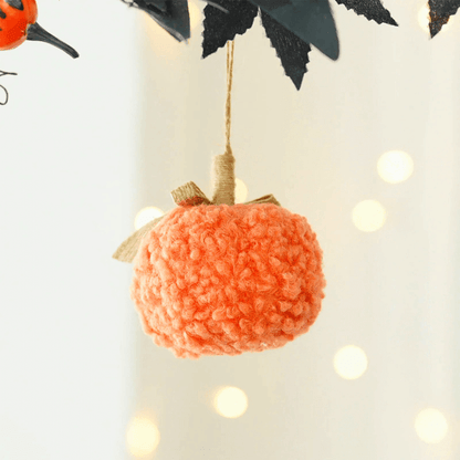 Whimsy Handcrafted Halloween Pumpkin Puff Charms
