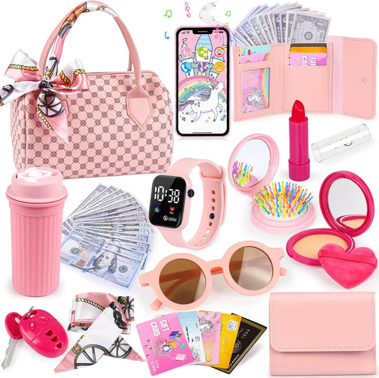 🔥Play Purse for Little Girls-Simulation Girls Handbag Toy