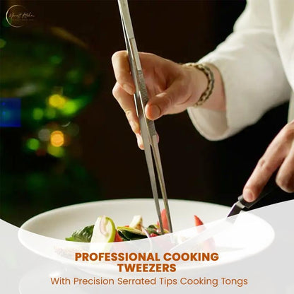 🔥Kitchen Essentials- Non-Slip Kitchen Tweezers – 2 PCS