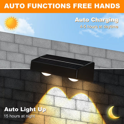 🎁 Hot Sale Promotion 49% OFF 🔥 Solar Fence Lights Outdoor