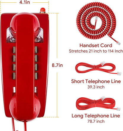 🔥2025 Summer Bargains - -Retro Wall-mounted Landline Phone