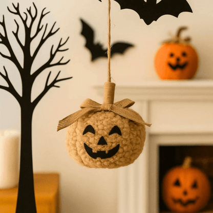 Whimsy Handcrafted Halloween Pumpkin Puff Charms