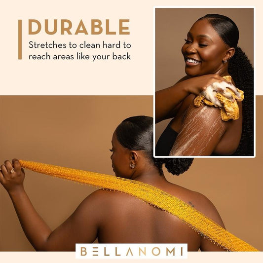 48% OFF 🔥✨ Exfoliating Net Sponge(with Lemon Turmeric & Kojic Acid Brighetning Soap )