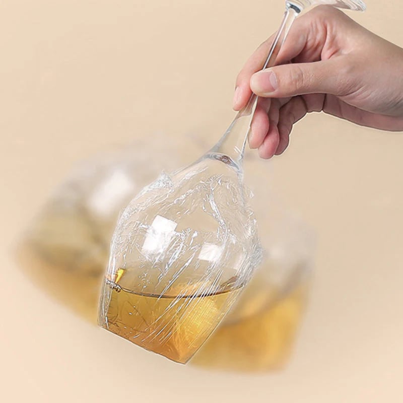 🔥Easy-Cut Stretch Clear Food Wrap