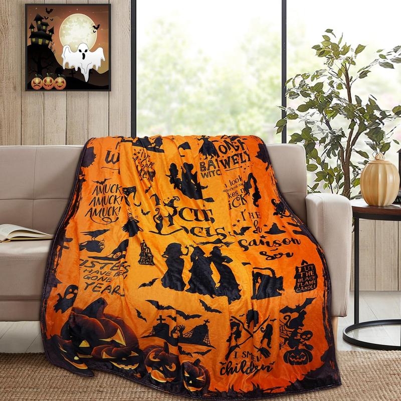 Movie Witch Blanket Halloween Throw Blankets