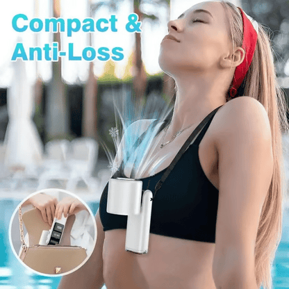 🌀Summer Hot Sale- Multifunction Portable Handheld Turbo Ice-Cooling Fan | AC-Like Gel Pad Tech, 5 Gears❄️
