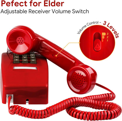 🔥2025 Summer Bargains - -Retro Wall-mounted Landline Phone