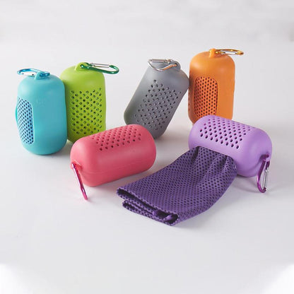 💞🔥Portable Cooling Towel, 1 Count Soft & Breathable Ice Towel for Yoga, Sport, Running, Workout, Camping& More Activities