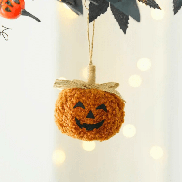 Whimsy Handcrafted Halloween Pumpkin Puff Charms