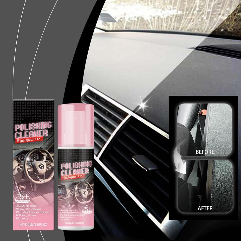 🧼 Interior Car Polish Cleaner Spray – 3.4 fl oz