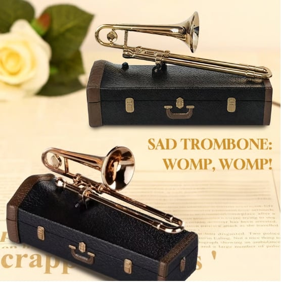 🔥🎺Sad Trombone/🎻Tiny Violin