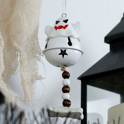 Adorable Ghost Bell Resin Hanging Ornaments