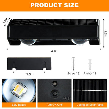 🎁 Hot Sale Promotion 49% OFF 🔥 Solar Fence Lights Outdoor