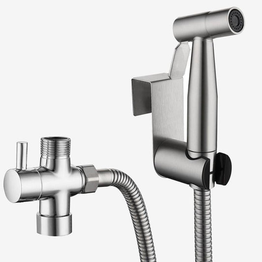 Exclusive Offer💥Toilet Shattaf Adapter Hose Bidet Sprayer Stainless Steel Handheld Shower Head dealsforyoudays