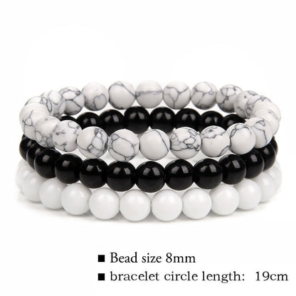 🎁Triple Crystal Bracelet Set – 8mm Tiger’s Eye, Obsidian, Amethyst, Apatite, Rose Quartz & Hematite