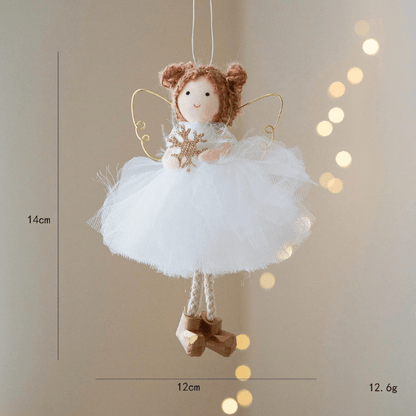 Handmade Golden Winged Fairy Angel Dancers