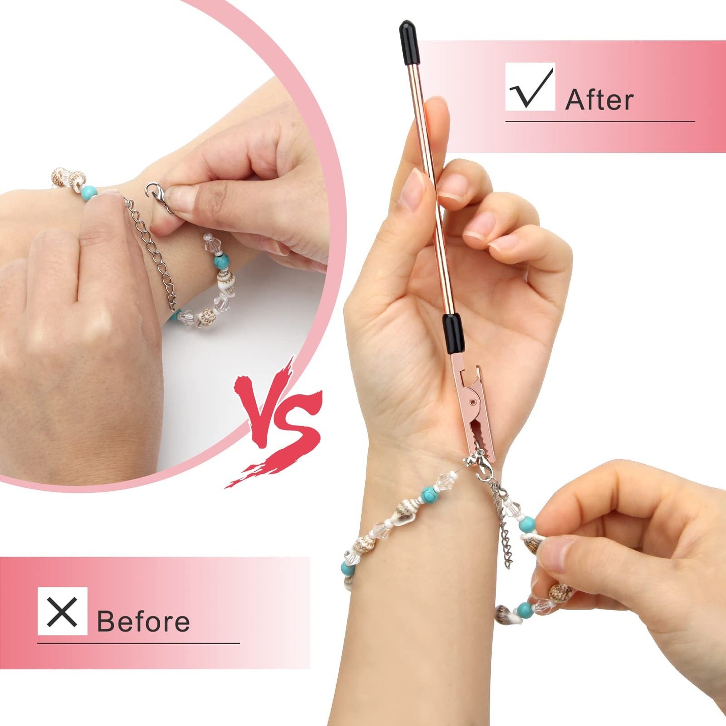 Bracelet Clasp Helper Tools