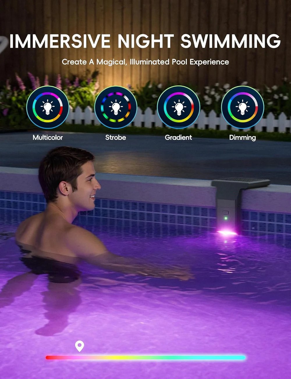 🌟 New Series — Poolside Solar Light for Swimming Pool ✨BUY 3 FREE SHIPPING