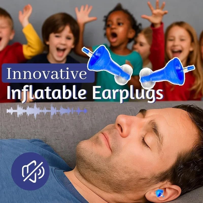🎉BUY 2 PAIRS GET 20% OFF💥2025 NEW DESIGN-👂The World's First Fluid Inflatable Earplug