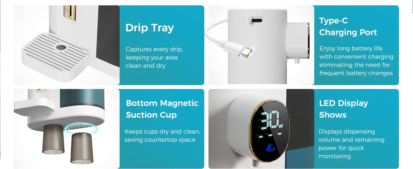Automatic Mouthwash Dispenser for Bathroom