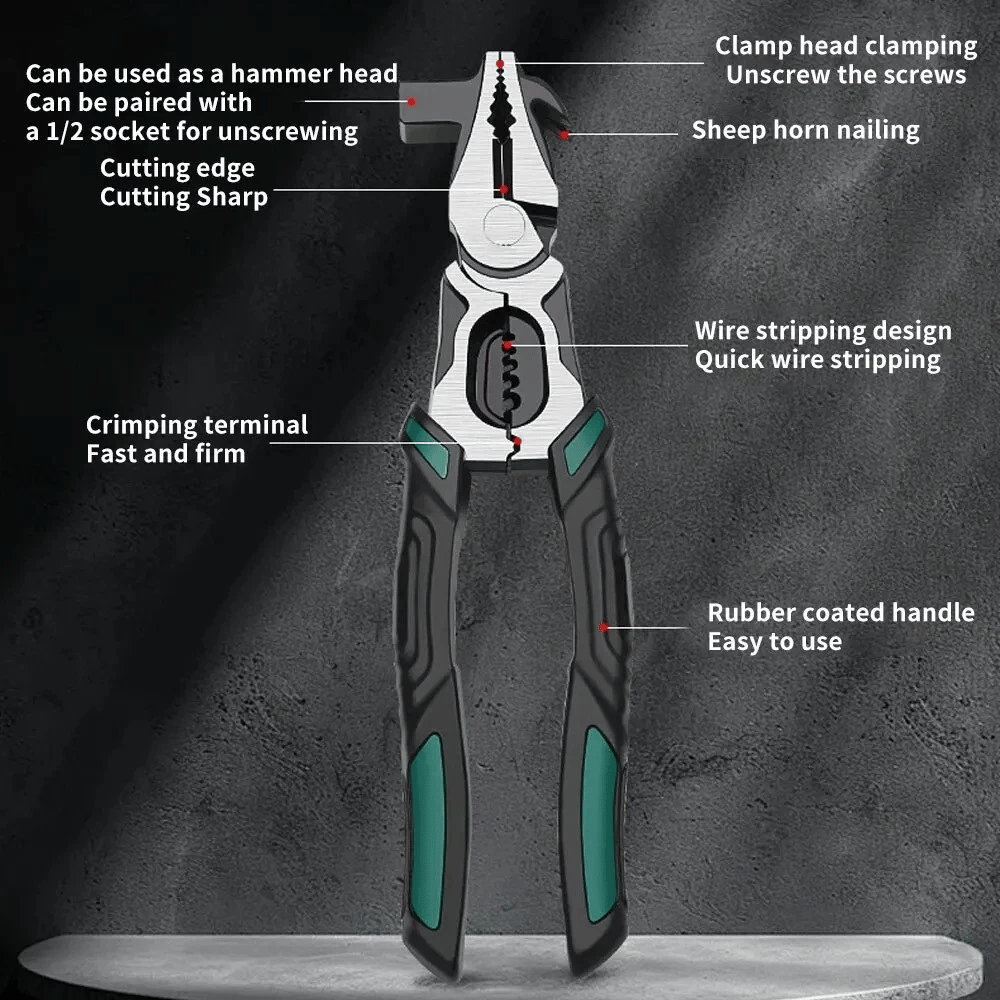 Carbon Steel Multi-Purpose Pliers