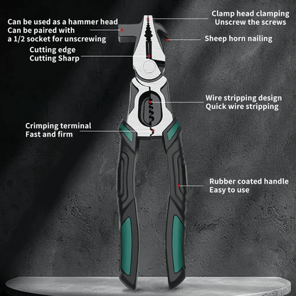 Carbon Steel Multi-Purpose Pliers