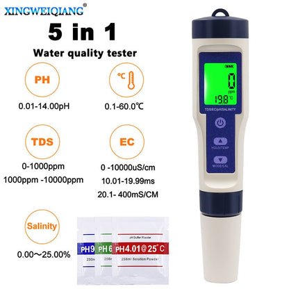 ✨🔥7-in-1 Digital Pool Salt & pH Tester