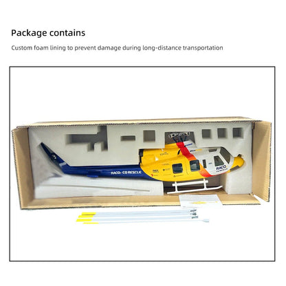 FLYWING BELL-412 V4 470-Class RC Military Helicopter – 2.4G 6CH