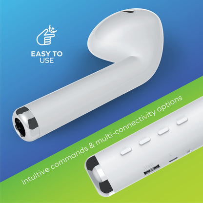 Portable Earbud-Shaped Bluetooth Speaker