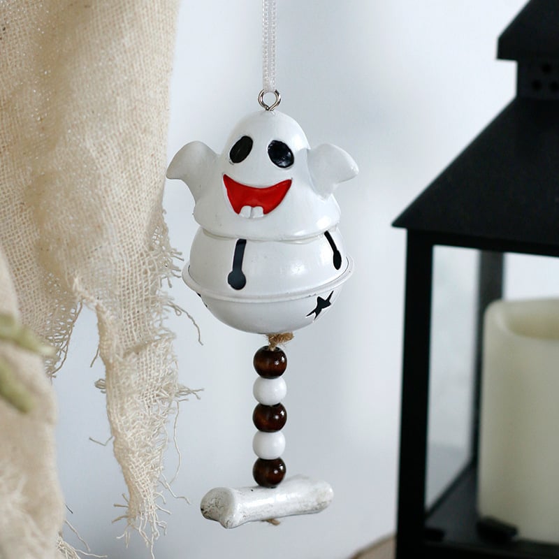 Adorable Ghost Bell Resin Hanging Ornaments
