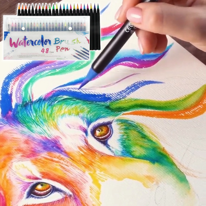 🔥Watercolor Real Brush Pen Sets
