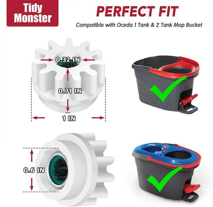 🔥Pedal Bearing Replacement -Compatible with 90% Rotation Mop Bucket