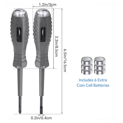 2PCS Voltage Tester Screwdriver Set
